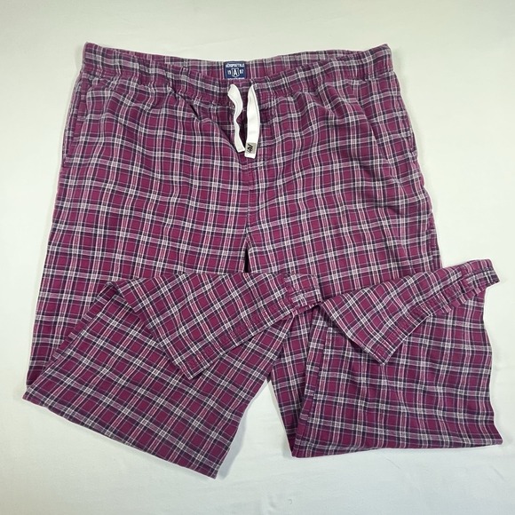 Aeropostale Pajama Pants‎ Plaid Men's XL Red Black - Picture 1 of 5